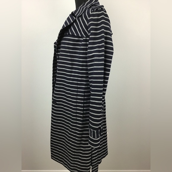 NWT Talbots Trench Coat Size Small Blue - Picture 17 of 17